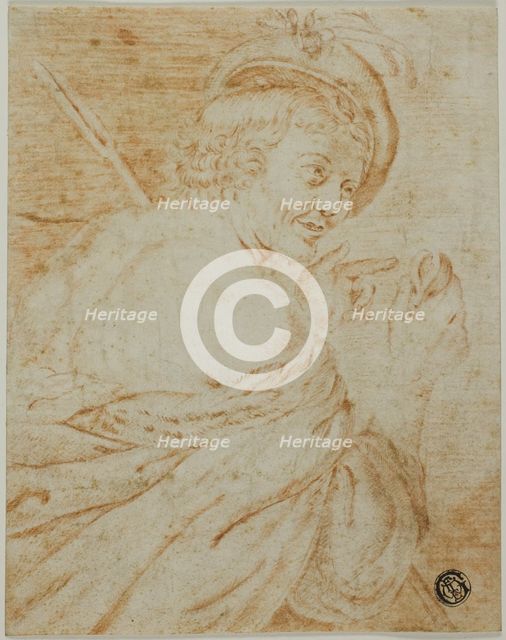 Half-Length View of Man with a Fig, n.d. Creator: Unknown.