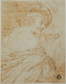 Half-Length View of Man with a Fig, n.d. Creator: Unknown