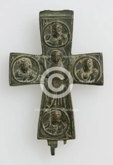 Half of a Reliquary Pendant Cross, Byzantine, 11th century. Creator: Unknown.