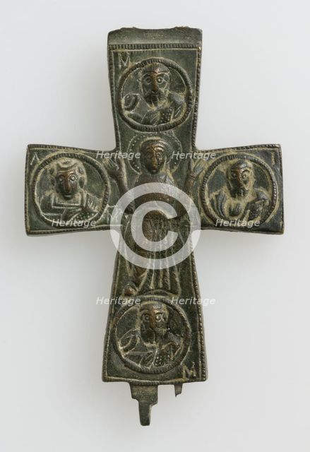 Half of a Reliquary Pendant Cross, Byzantine, 11th century. Creator: Unknown.