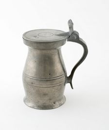 Half Pint Covered Wine Measure, England, c. 1740. Creator: Unknown