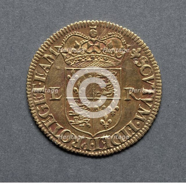 Half Pound (reverse), 1558-1560. Creator: Unknown.