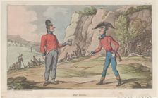 Half Rations, from "The Military Adventures of Johnny Newcome", 1815., 1815. Creator: Thomas Rowlandson