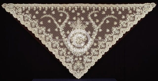 Half Shawl, Belgium, 1855/65. Creator: Unknown.