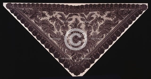 Half Shawl, France, Early 1860s. Creator: Unknown.