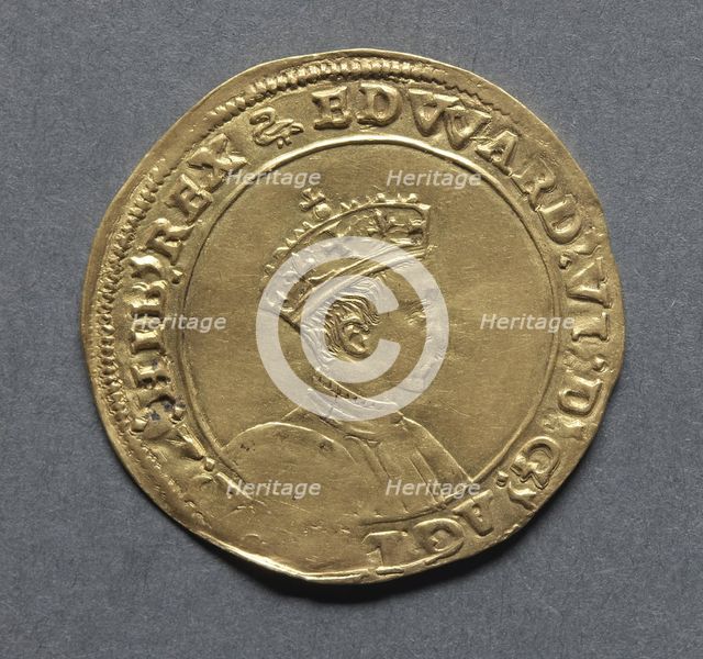 Half Sovereign , 1549-1550. Creator: Unknown.