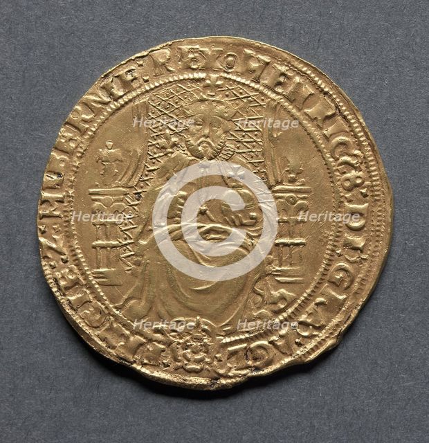 Half Sovereign (obverse), 1544-1547. Creator: Unknown.