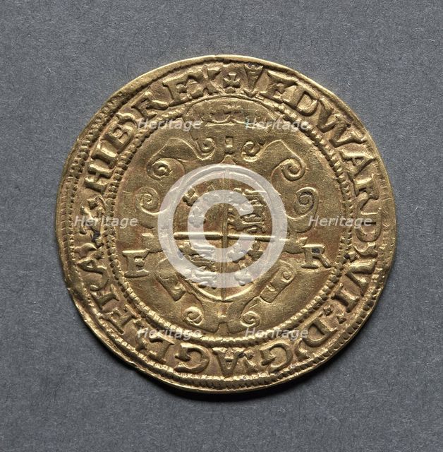 Half Sovereign (reverse), 1549-1550. Creator: Unknown.