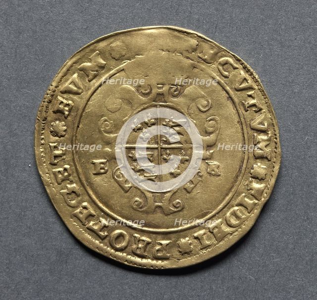 Half Sovereign (reverse), 1549-1550. Creator: Unknown.
