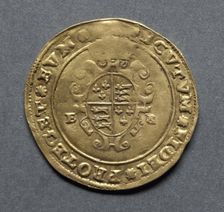 Half Sovereign (reverse), 1549-1550. Creator: Unknown