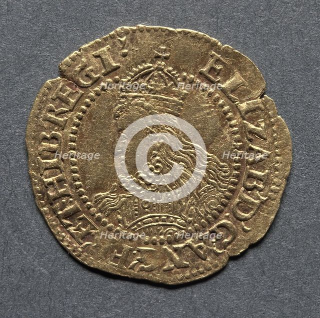 Halfcrown (obverse), 1583-1603. Creator: Unknown.