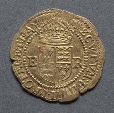 Halfcrown (reverse), 1583-1603. Creator: Unknown