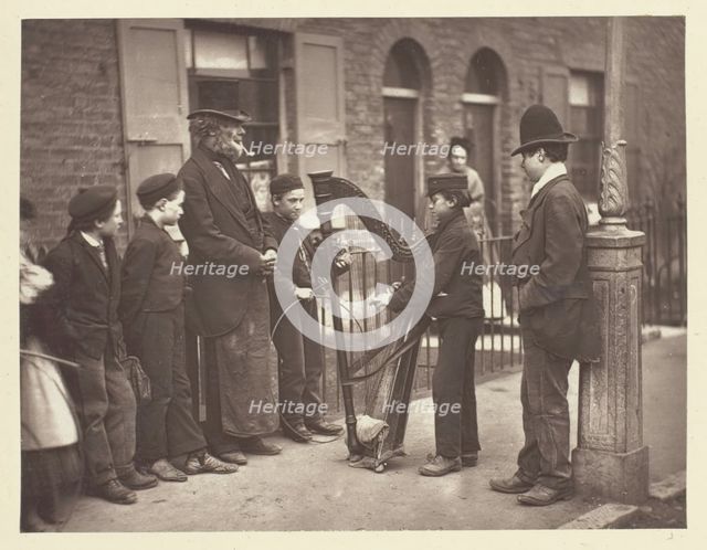 Halian Street Musicians, 1881. Creator: John Thomson.
