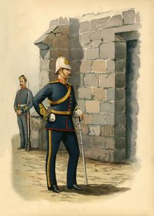 Halifax Garrison Artillery 1890. Creator: Godfrey Douglas Giles