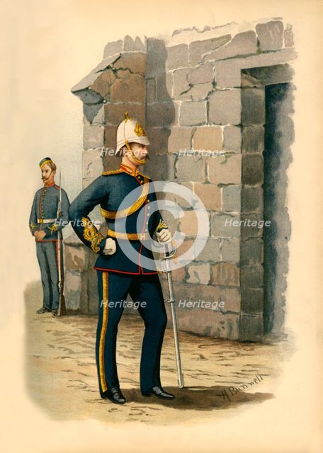 'Halifax Garrison Artillery', 1890. Creator: Godfrey Douglas Giles.