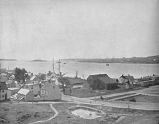 Halifax Harbor, Nova Scotia, near Dartmouth c1897. Creator: Unknown