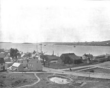 Halifax Harbour, Nova Scotia, from Dartmouth, Canada, c1900. Creator: Unknown