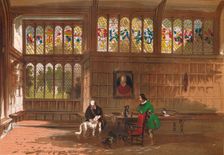 Hall at Ockwells, Berkshire 1845