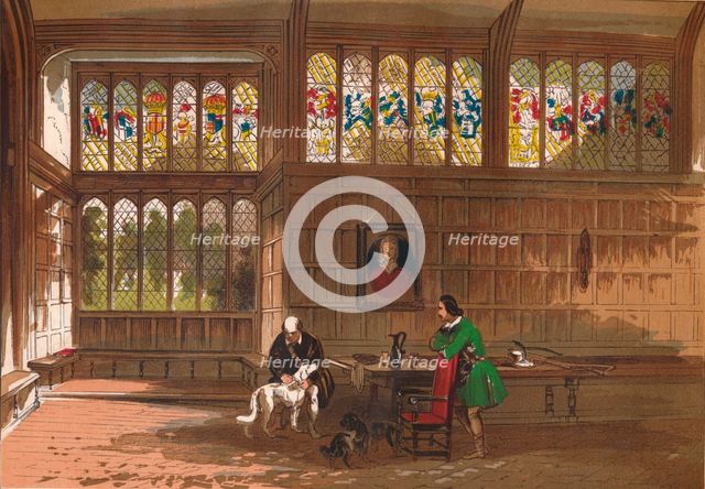 'Hall at Ockwells, Berkshire', 1845. Artist: Unknown.