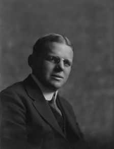 Hall, C.L., Captain, portrait photograph, 1917. Creator: Arnold Genthe