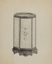 Hall Candle Lantern, c. 1936. Creator: Blanche Waterbury