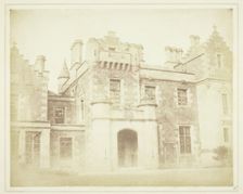 Hall Door, Abbotsford, 1844. Creator: William Henry Fox Talbot
