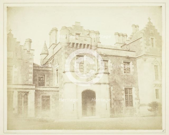 Hall Door, Abbotsford, 1844. Creator: William Henry Fox Talbot.