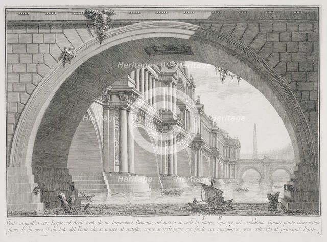 Hall in the Corinthian Order, c1743. Creator: Giovanni Battista Piranesi.