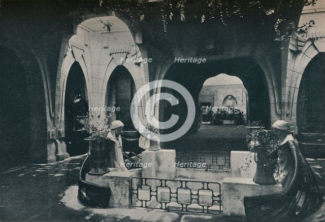 'Hall in the German Section of the Turin Exhibition', 1902. Artist: Unknown.