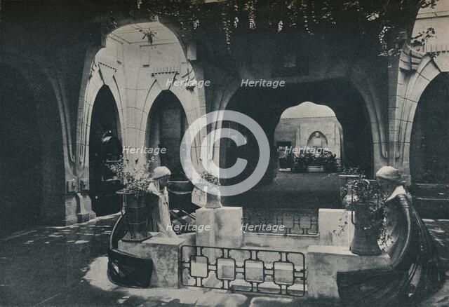 'Hall in the German Section of the Turin Exhibition', 1902. Artist: Unknown.