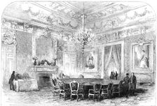 Hall of the Conferences, Hotel of the Minister for Foreign Affairs, at Paris, 1856. Creator: Unknown