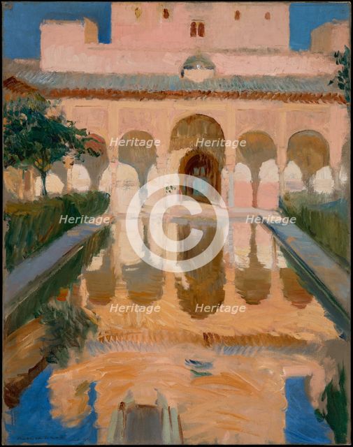 Hall of the Ambassadors, Alhambra, Granada, 1909. Creator: Joaquin Sorolla y Bastida.