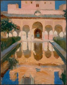 Hall of the Ambassadors, Alhambra, Granada, 1909. Creator: Joaquin Sorolla y Bastida