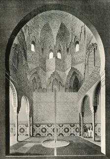 Hall of the Abencerrages 19th century, (1907). Creator: Unknown