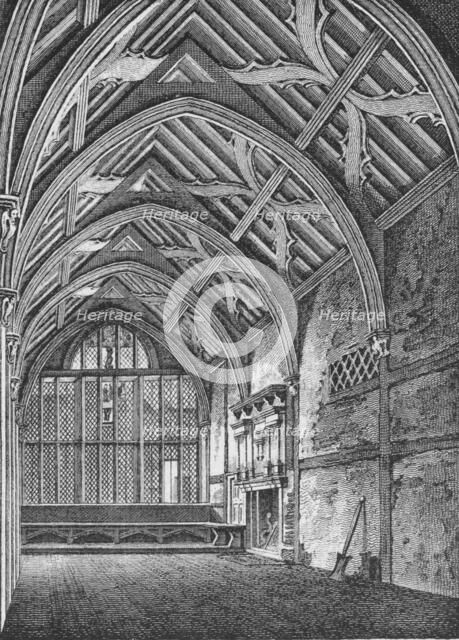 Hall of the Brotherhood of the Holy Trinity, London, c1790 (1906). Artist: Unknown.