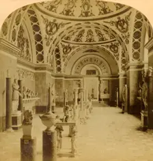 Hall of the Romans, Glyptothek, Munich, Germany 1898. Creator: Underwood & Underwood