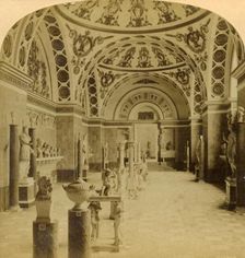 Hall of the Romans, Glyptothek, Munich, Germany 1898. Creator: Underwood & Underwood