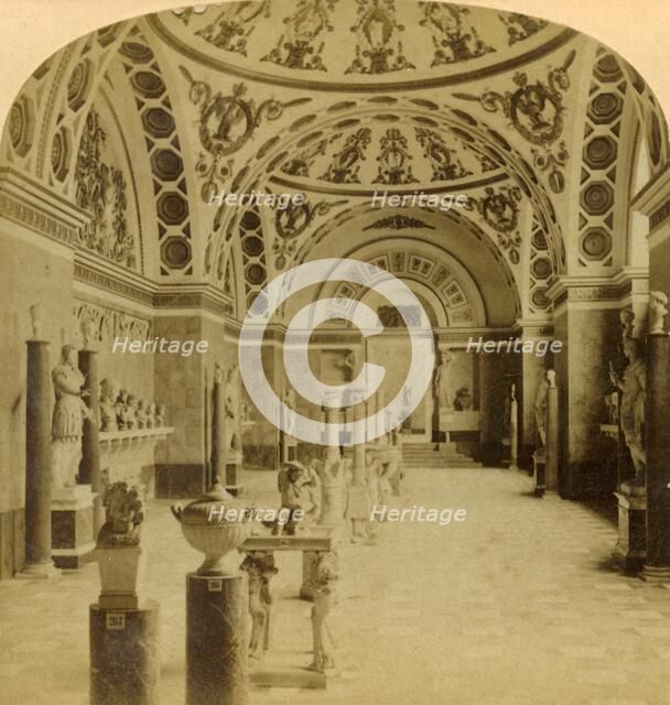 'Hall of the Romans, Glyptothek, Munich, Germany', 1898. Creator: Underwood & Underwood.