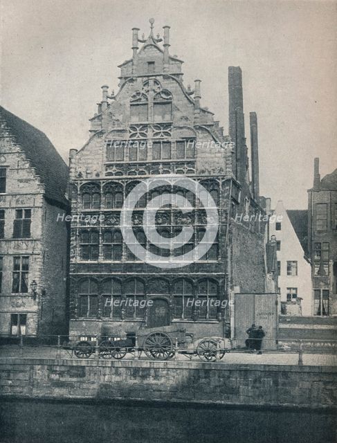 Hall of the Watermen`s Guild, Ghent, Belgium, c1900 (1914-1915).  Artist: John Benjamin Stone.