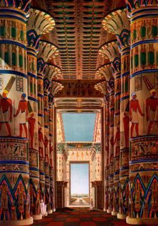 Hall of Columns, Karnak, Egypt, 1908-1909