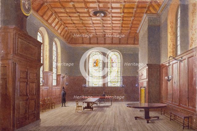 Hall of Clement's Inn, London, 1884. Artist: John Crowther