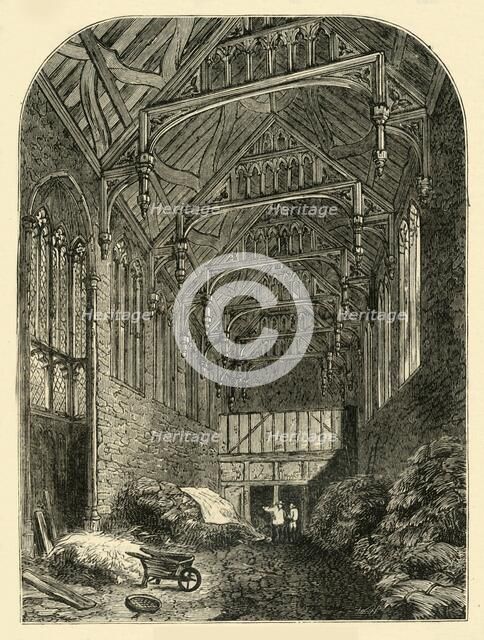 'Hall of Eltham Palace in 1835', (c1878). Creator: Unknown.
