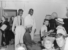 Halloween party, Shafter, California, 1938. Creator: Dorothea Lange