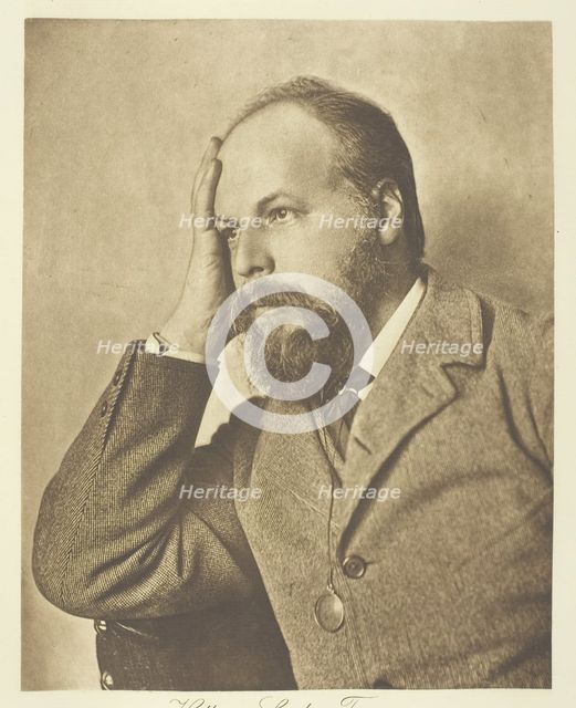 Hallam, Lord Tennyson, c. 1893. Creator: Henry Herschel Hay Cameron.
