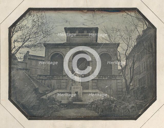 Halle des Capucins, Marché aux Fleurs, Marseille, France, 1839-45. Creator: Unknown.