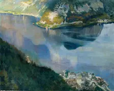 Hallstatt Lake, 1908. Creator: Richard Harlfinger