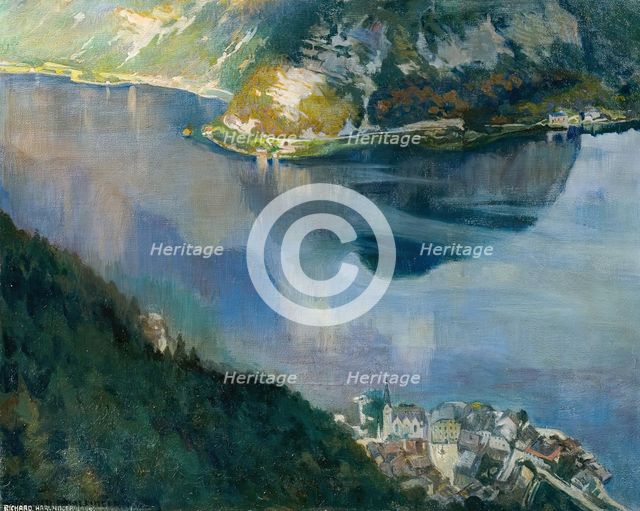 Hallstatt Lake, 1908. Creator: Richard Harlfinger.