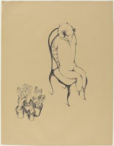 Hällucinationen (Hallucinations), 1920. Creator: Heinrich Hoerle