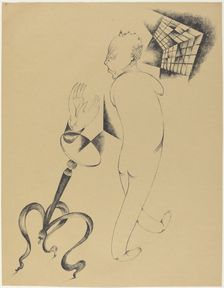 Hällucinationen (Hallucinations), 1920. Creator: Heinrich Hoerle