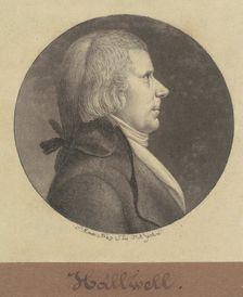 Hallwell, 1796-1797. Creator: Charles Balthazar Julien Févret de Saint-Mémin